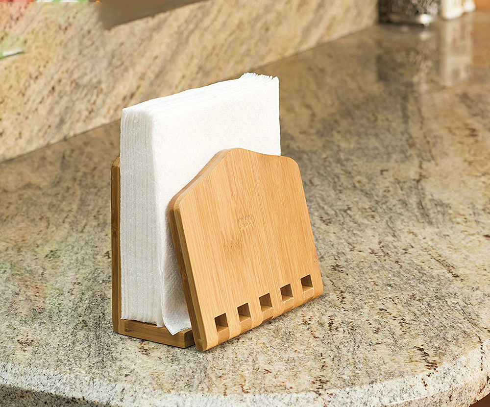 BAMBOO ADJUSTABLE NAPKIN HOLDER Buy Product on Fuzhou Sino Trading Co