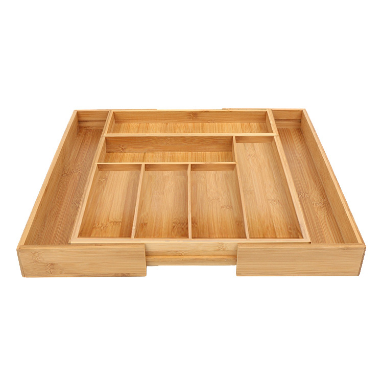 BAMBOO EXPANDABLE CUTLERY ORGANIZER Buy Product on Fuzhou Sino